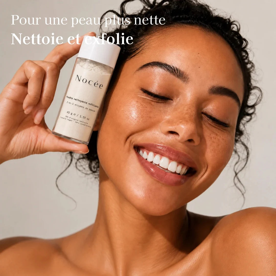 Poudre nettoyante exfoliante 2-en-1
