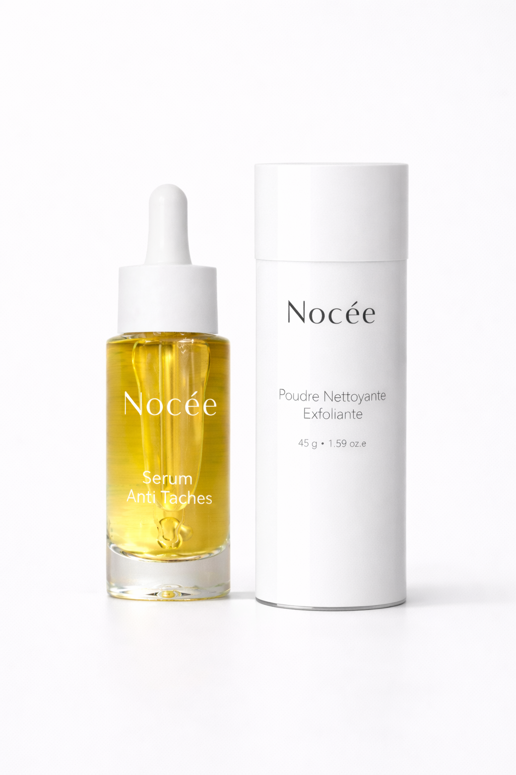 Routine Essentielle · Sérum Hydratant + Poudre Nettoyante