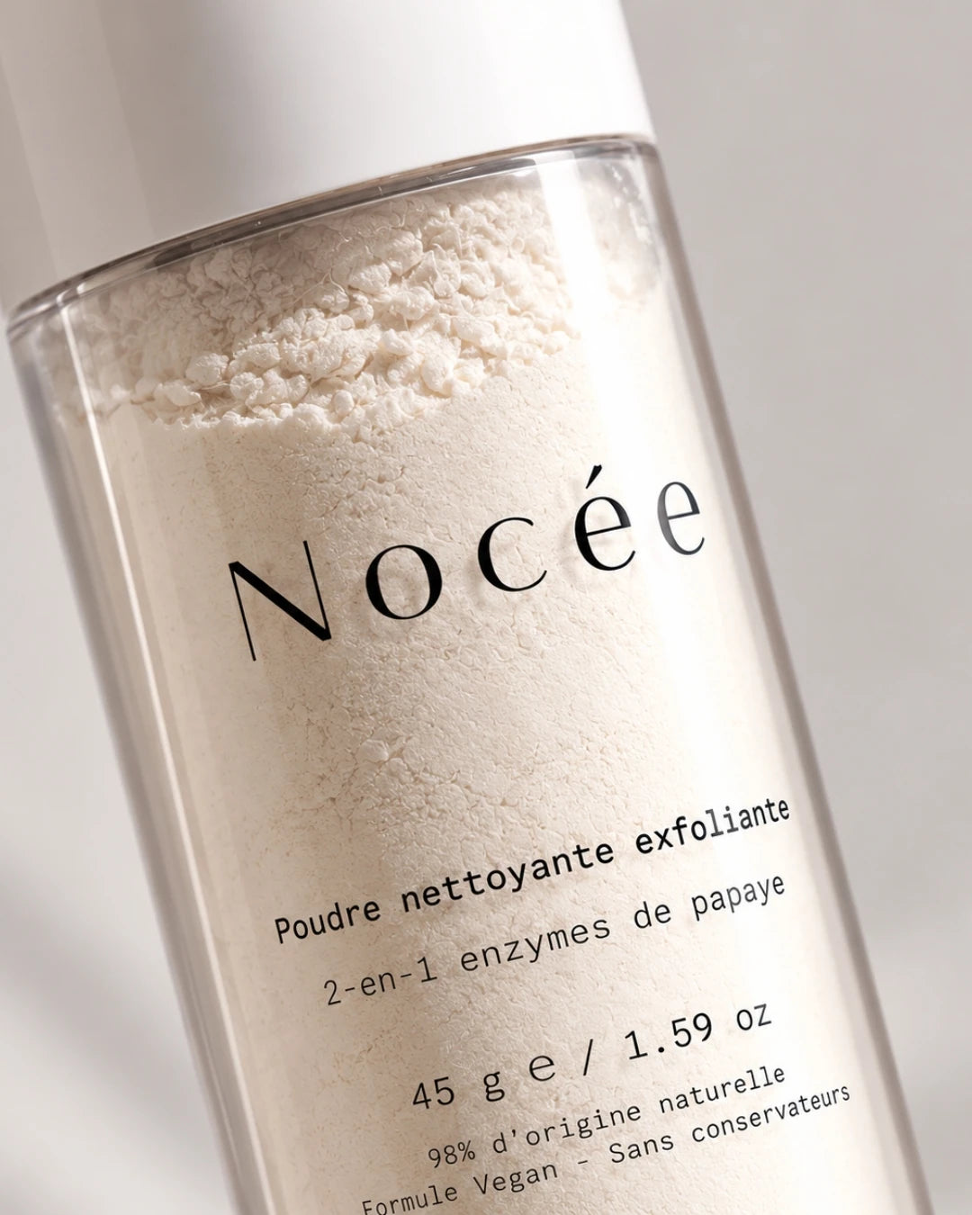 Poudre nettoyante exfoliante 2-en-1